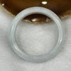 Type A Faint Green Jadeite Bangle 53.88g inner diameter 56.5mm 12.7 by 7.9mm - Huangs Jadeite and Jewelry Pte Ltd