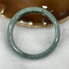 Type A Green Jadeite Bangle 48.45g inner diameter 58.5mm 12.6 by 7.1mm - Huangs Jadeite and Jewelry Pte Ltd