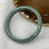 Type A Green Jadeite Bangle 48.45g inner diameter 58.5mm 12.6 by 7.1mm - Huangs Jadeite and Jewelry Pte Ltd