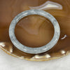 Type A Grey Jadeite Bangle 25.98g inner diameter 53.2mm 6.8 by 7.2mm - Huangs Jadeite and Jewelry Pte Ltd