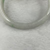 Type A Faint Green Jadeite Oval Bangle 45.98g inner diameter 55.5mm 13.9 by 6.7mm - Huangs Jadeite and Jewelry Pte Ltd