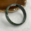 Type A Green Jadeite Bangle 28.95g inner diameter 53.2mm 12.8 by 4.7mm - Huangs Jadeite and Jewelry Pte Ltd