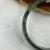 Type A Green Jadeite Bangle 28.95g inner diameter 53.2mm 12.8 by 4.7mm - Huangs Jadeite and Jewelry Pte Ltd