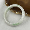 Type A Faint Green Jadeite Bangle 53.61g inner diameter 57.5mm 13.0 by 7.5mm - Huangs Jadeite and Jewelry Pte Ltd