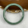 Type A Green Jadeite Bangle 49.71g inner diameter 57.5mm 12.8 by 7.3mm - Huangs Jadeite and Jewelry Pte Ltd