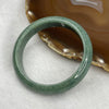 Type A Green Jadeite Bangle 49.71g inner diameter 57.5mm 12.8 by 7.3mm - Huangs Jadeite and Jewelry Pte Ltd