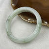 Type A Piao Hua Green Jadeite Bangle 51.29g inner diameter 56.3mm 12.8 by 7.5mm - Huangs Jadeite and Jewelry Pte Ltd