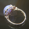 Type A Lavender Burmese Jade Jadeite ring in 18k Rose gold - 3.63g US Size 6 - Huangs Jadeite and Jewelry Pte Ltd