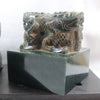 Rare Antique Natural Nephrite 3 Seals with High Quality Wooden Box - Huangs Jadeite and Jewelry Pte Ltd