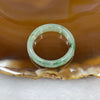 Type A Green Jade Jadeite Ring - 2.34g US 8 HK 17.5 Inner Diameter 18.3mm Thickness 4.7 by 2.9mm - Huangs Jadeite and Jewelry Pte Ltd