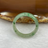 Type A Green Jade Jadeite Ring - 2.34g US 8 HK 17.5 Inner Diameter 18.3mm Thickness 4.7 by 2.9mm - Huangs Jadeite and Jewelry Pte Ltd