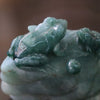 Type A Burmese Jade Jadeite Frog Display - 242.87g L71.8 W35.7 D53.4mm - Huangs Jadeite and Jewelry Pte Ltd