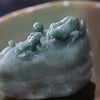 Type A Burmese Jade Jadeite Frog Display - 242.87g L71.8 W35.7 D53.4mm - Huangs Jadeite and Jewelry Pte Ltd