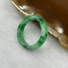 Type A Spicy Green Piao Hua Jade Jadeite Ring - 2.75g US 7.75 HK 17 Inner Diameter 18.2mm Thickness 5.7 by 3.0mm - Huangs Jadeite and Jewelry Pte Ltd