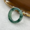 Type A Semi Icy Green Jade Jadeite Ring - 3.91g US 7.25 HK 16 Inner Diameter 17.8mm Thickness 5.1 by 3.7mm - Huangs Jadeite and Jewelry Pte Ltd