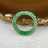 Type A Apple Green Jade Jadeite Ring - 3.48g US 7.75 HK 17 Inner Diameter 18.1mm Thickness 5.8 by 3.4mm - Huangs Jadeite and Jewelry Pte Ltd