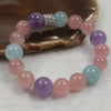 Love and Peace III - Feng Shui Rose Quartz, Amethyst & Aquamarine Beads Bracelet - Huangs Jadeite and Jewelry Pte Ltd