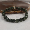 Green Rutilated Quartz 绿发晶 Beads Feng Shui Bracelet - 23.49g 9.2mm/bead 21 beads - Huangs Jadeite and Jewelry Pte Ltd