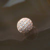 Rose Gold Plated Copper Crystal Disco Ball Charm - Huangs Jadeite and Jewelry Pte Ltd
