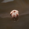 Rose Gold Plated Copper Crystal Ball Charm - Huangs Jadeite and Jewelry Pte Ltd