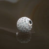 Sliver Plated Copper Crystal Disco Ball Charm - Huangs Jadeite and Jewelry Pte Ltd