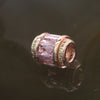 Rose Gold Plated Copper Pink Crystal Charm - Huangs Jadeite and Jewelry Pte Ltd