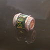 Rose Gold Plated Copper Green Crystal Charm - Huangs Jadeite and Jewelry Pte Ltd