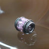 Grey Plated Copper Pink Crystal DIY Charm - Huangs Jadeite and Jewelry Pte Ltd