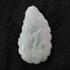 Type A Burmese Jade Jadeite Moss in Snow Dragon Pendant with NGI Cert - 107.59g L50.6 W85.8 D18.2mm - Huangs Jadeite and Jewelry Pte Ltd