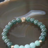 Type A Burmese Jade Jadeite Beads Bracelet -18.06g 7.4mm/bead 21 beads - Huangs Jadeite and Jewelry Pte Ltd