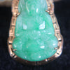 Type A Guan Yin Jade Jadeite set in 18k 750 Rose gold Pendant - Huangs Jadeite and Jewelry Pte Ltd