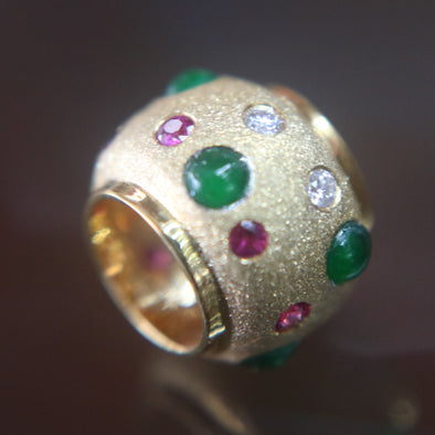 999 24k gold beads jade jadeite