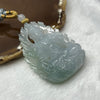 Rare Great Grand Master Icy Blue Green Jadeite Guan Yin 59.41g 65.1 by 45.6 by 15.5 mm - Huangs Jadeite and Jewelry Pte Ltd