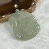Grand Master Type A Green Guan Yin Pendant 32.05g 50.0 by 38.0 by 6.0 mm - Huangs Jadeite and Jewelry Pte Ltd
