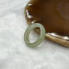 Type A Yellowish Green Jade Jadeite Ring - 4.03g US  HK  Inner Diameter 20.4mm Thickness 6.3 by 3.1mm - Huangs Jadeite and Jewelry Pte Ltd