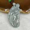 Type A Semi Icy Sky Blue Pixiu Pendant 17.61g 50.5 by 24.8 by 5.5 mm - Huangs Jadeite and Jewelry Pte Ltd