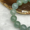 RARE Type A Semi Icy Sky blue and Green Bracelet 59.76g 13.0mm/bead 16 Beads - Huangs Jadeite and Jewelry Pte Ltd
