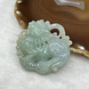 Type A Green Jade Jadeite Dragon Pendant 50.63g 50.2 by 51.9 by 13.9mm - Huangs Jadeite and Jewelry Pte Ltd
