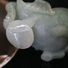 Type A Burmese Jade Jadeite Elephant - 141.88g L39.6 W63.8 D35.3mm - Huangs Jadeite and Jewelry Pte Ltd