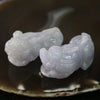 Pair of Type A Burmese Jade Jadeite Pixiu - 70.95g - Huangs Jadeite and Jewelry Pte Ltd