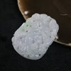 Type A Burmese Jade Jadeite Lavender and Green Birds - 30.67g L43.1 W54.6 D6.6mm - Huangs Jadeite and Jewelry Pte Ltd