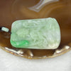 Type A Semi Icy Green Jade Jadeite Guan Yin Pendant - 48.0g 66.2 by 47.3 by 8.5mm - Huangs Jadeite and Jewelry Pte Ltd