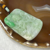 Type A Semi Icy Green Jade Jadeite Guan Yin Pendant - 48.0g 66.2 by 47.3 by 8.5mm - Huangs Jadeite and Jewelry Pte Ltd