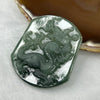 Type A Green Dragon Jade Jadeite Pendant 32.9g 55.5 by 47.9 by 7.0mm - Huangs Jadeite and Jewelry Pte Ltd