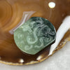 Type A Green Jade Jadeite Dragon Tortoise Pendant 35.0g 55.6 by 47.8 by 6.7 mm - Huangs Jadeite and Jewelry Pte Ltd