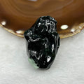Type A Old Mine Green Jade Jadeite Flower and Insect Pendant 40g 57.7 by 38.1 by 14.7 mm - Huangs Jadeite and Jewelry Pte Ltd