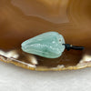 Type A Sky Blue Bat Jade Jadeite Pendant 6.7g 28.2 by 20.1 by 8.3 mm - Huangs Jadeite and Jewelry Pte Ltd