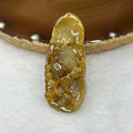 Type A Yellow and Green Jade Jadeite Insect Pendant - 15.42g 49.4 by 21.0 by 9.6mm - Huangs Jadeite and Jewelry Pte Ltd