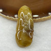 Type A Yellow and Green Jade Jadeite Insect Pendant - 15.42g 49.4 by 21.0 by 9.6mm - Huangs Jadeite and Jewelry Pte Ltd