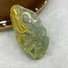Type A Yellow and Green Jadeite Gui Ren Pendant 43.33g 61.5 by 32.5 by 16.4mm - Huangs Jadeite and Jewelry Pte Ltd